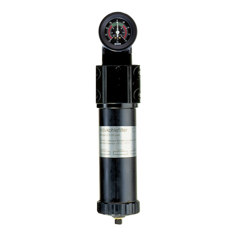 Riegler Aktivkohlefilter mit Differenzdruckmanometer, 0,005 mg/m³, G 1