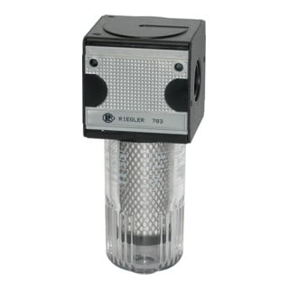 Riegler Aktivkohlefilter »multifix«, mit PC-Behälter, BG 1, G 1/4