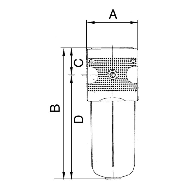 Riegler Aktivkohlefilter »multifix«, mit PC-Behälter, BG 3, G 1/2