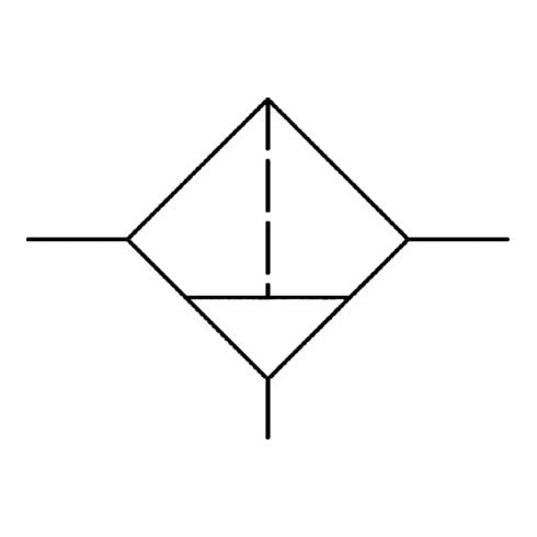 Riegler Aktivkohlefilter  »variobloc «, Metallbeh., Sichtrohr, BG 1, G 3/8