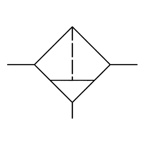 Riegler Aktivkohlefilter »variobloc«, Metallbeh., Sichtrohr, BG 2, G 1/2