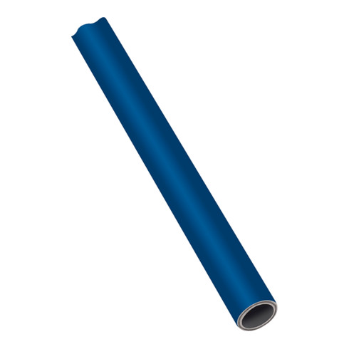 Riegler Aluminiumrohr, blau, Rohr-Ã¸ 35x31, VPE 5 Stk., Länge 3 m