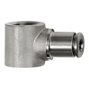 Riegler Anneau en L, G 1/4, pour tuyau Ø ext. 6 mm, acier inoxydable 1.4404-1