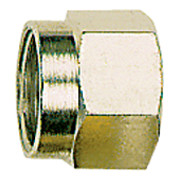 Riegler Ãœberwurfmutter, M12x1,0, Rohr-Außen-Ã˜ 8 mm, Messing vernickelt