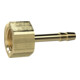 Riegler Aufschraubschlauchtülle, G 1/8, für Schlauch LW 6 mm, SW 14, MS