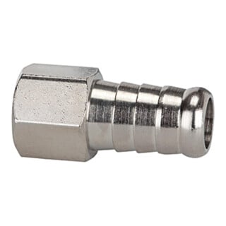 Riegler Aufschraubschlauchtülle, G 3/8 i., für Schlauch LW 12, MS vern.