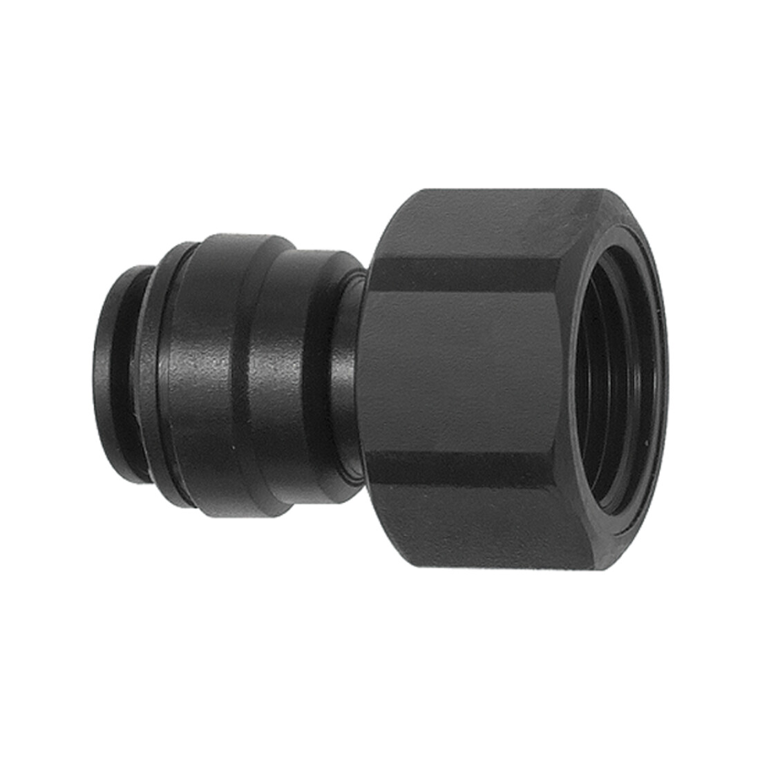 Riegler Aufschraubverbinder POM, G 1/4, für Schlauch-Außen-Ø 8 mm