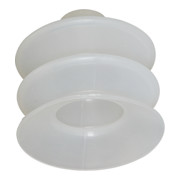 Riegler Balgsauger, rund 2,5 Falten, Material Silikon, »FG«, Ã˜ 14 mm