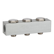 Riegler barre d'alimentation pour valves de voie, avec 3 positions de valve, G 1/4-1