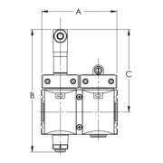 Riegler Befülleinheit »FUTURA-mini«, el. betätigt, 24 V DC, BG 0, G 1/4-3