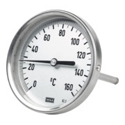 Riegler Bimetallthermometer, G 1/2 hinten, L=100, Ã˜ 100, 0 °C bis 250 °C