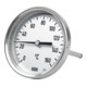 Riegler Bimetallthermometer, G 1/2 hinten, L=160, Ã˜ 100, 0 °C bis 120 °C-1