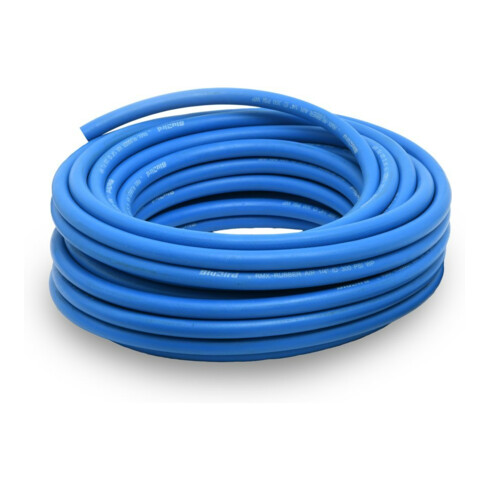 Riegler BluBird Tuyau d'atelier en caoutchouc plein, bleu, 6x3mm, 50m