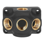 RIEGLER boîte de dérivation d'extrémité entrée G 3/4 raccordement 3 x G 1/2 plastique