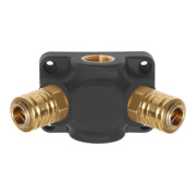 Riegler Boîte d'extrémité G1/2, 2 raccords standards NW7,2, max. 15 bar air-1