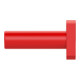 Riegler Bouchon d'arrêt POM, embout 6 mm, couleur rouge