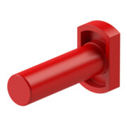 Riegler Bouchon d'arrêt POM, embout 8 mm, rouge-1