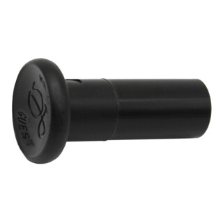 Riegler Bouchon de fermeture POM, embout 18 mm, couleur noir