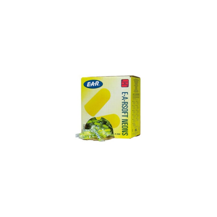 Riegler Bouchons d’oreilles, boîte distributrice 250 paires, mousse polyuréthane