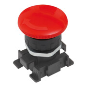 Riegler Bouton champignon rouge avec verrouillage de sécurité-1