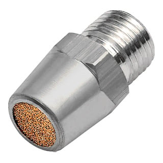 Riegler buse d'amortissement, M12x1,25, pour pistolets à air, alu/alu moulé sous pression vern.