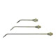 Riegler Buse de rallonge, alésage 3,0 mm, MS nickelé, 250 mm long courbé-1