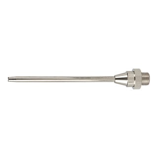 Riegler Buse de rallonge, alésage 3,0 mm, MS nickelé, 250 mm long droit