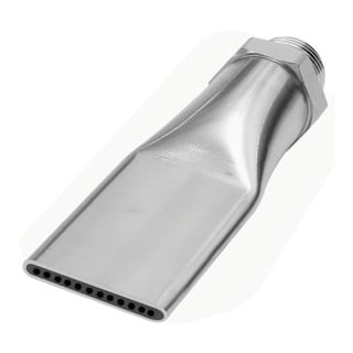 Riegler Buse plate à faible bruit, G 3/8 AG, MS nickelé, largeur buse 29 mm, 12