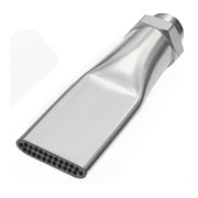 Riegler Buse plate silencieuse, G 3/8 AG, MS nickelé, largeur buse 29 mm, 15-1