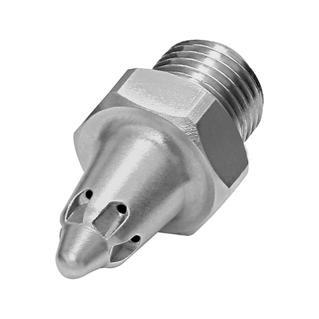 Riegler Buse ronde à faible bruit, 1/2 - 27 UNS, aluminium, Ø ext. 11 mm, 29.206