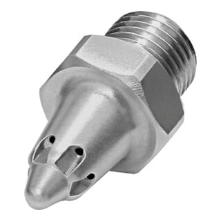 Riegler Buse ronde à faible bruit, G 1/4 AG, aluminium, Ø ext. buse 11 mm