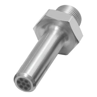 Riegler Buse ronde silencieuse, 1/2 - 27 UNS, aluminium, Ø ext. buse 10 mm