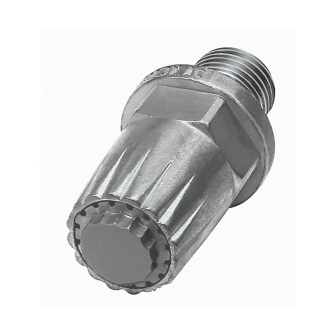 Riegler Buse ronde silencieuse, M12x1,25, zinc moulé sous pression, Ø ext. 19 mm