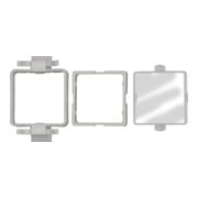 Riegler Cadre d'encastrement avec protection en plastique, Digital-Mano-1