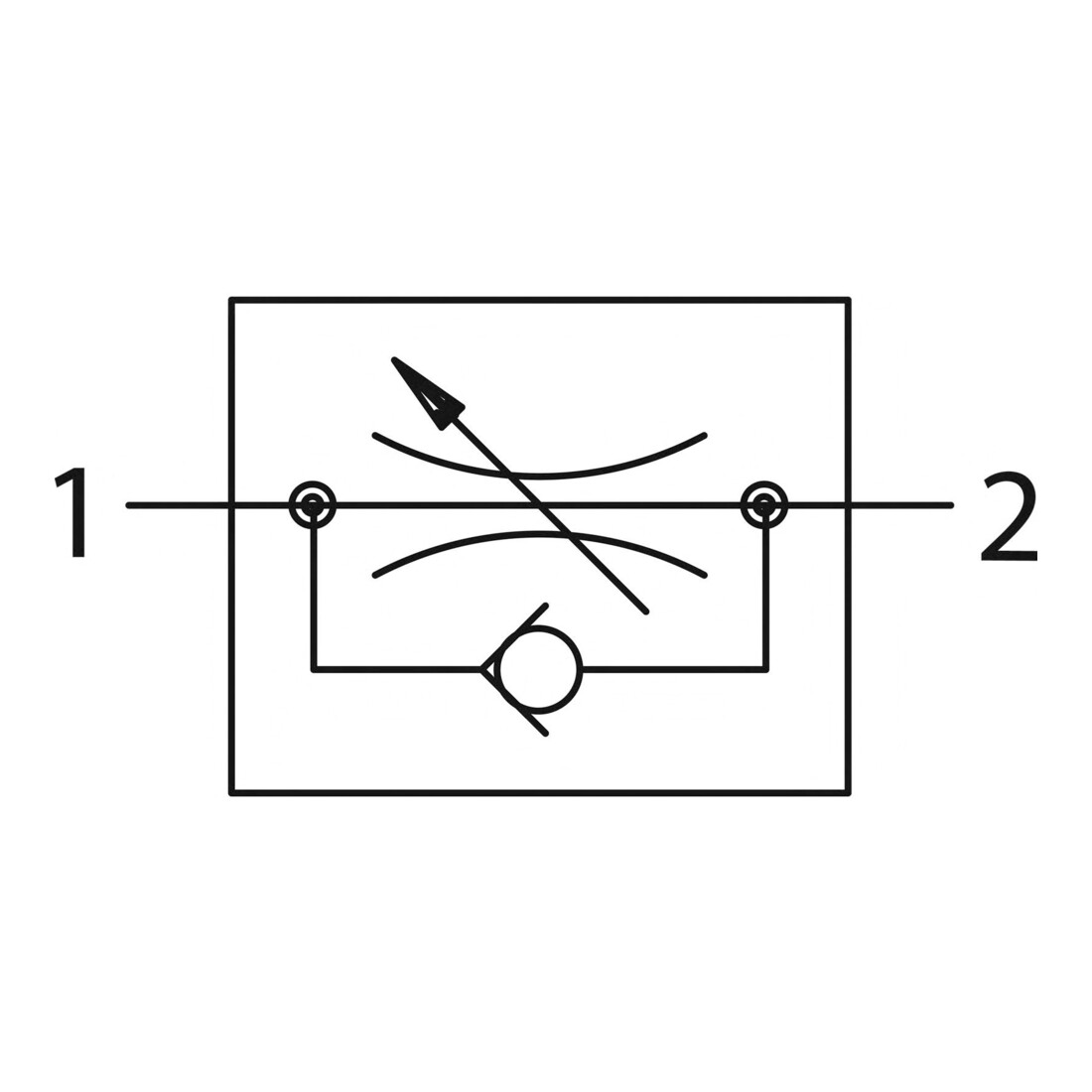 Riegler Clapet anti-retour à restriction »Série Bleue«, restriction d'évacuation, R1/4 à Ø12mm