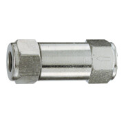 Riegler Clapet anti-retour, construction compacte, MS nickelé, G 1/2, 0,2 bar-1
