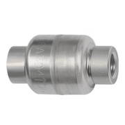 Riegler Clapet anti-retour, construction légère, ES 1.4301, G 1/4, 0,03 bar-1