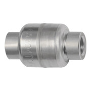 Riegler Clapet anti-retour, construction légère, ES 1.4301, G 1/4, 0,03 bar-1