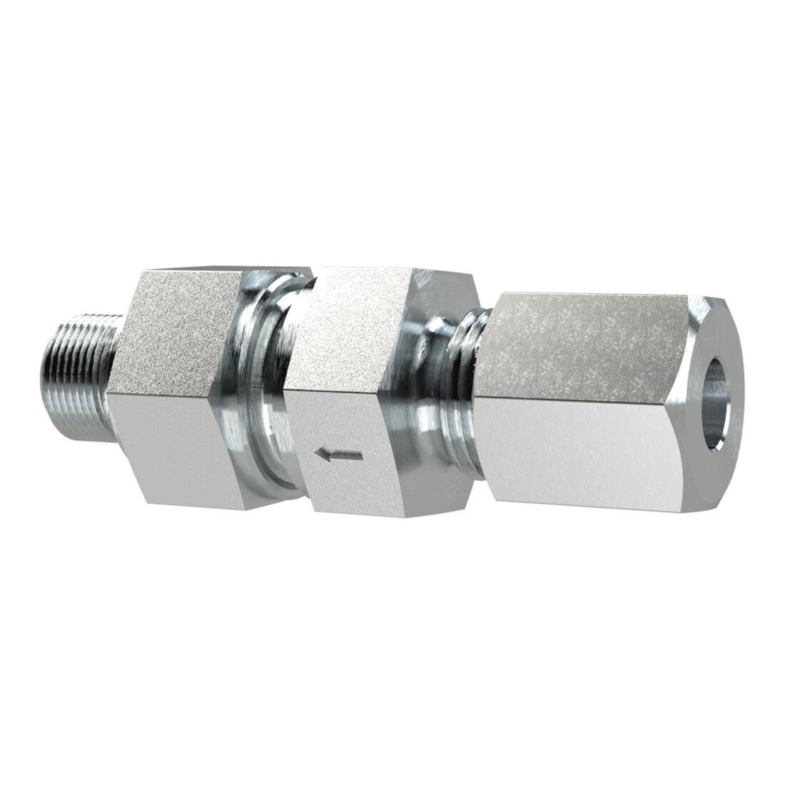 Riegler Clapet anti-retour, G3/8a, Ø tube 12 mm, PN max. 250, acier zingué, RSV1238LST