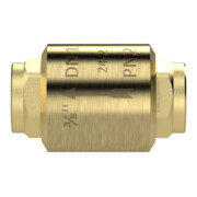Riegler Clapet anti-retour, passage intégral, MS, G 3/8, 0,01 - 0,03 bar-4