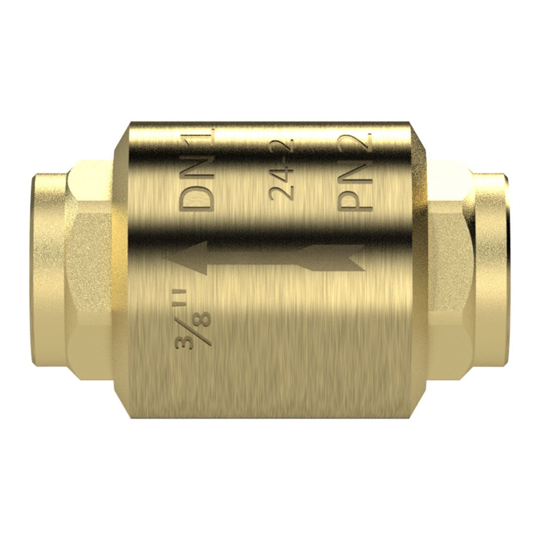 Riegler Clapet anti-retour, passage intégral, MS, G 3/8, 0,01 - 0,03 bar