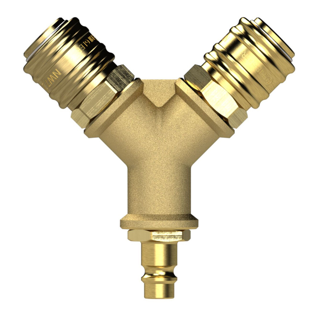 Riegler Collecteur, 2 raccords rapides NW7,2, embout NW7,2-7,8 G3/8