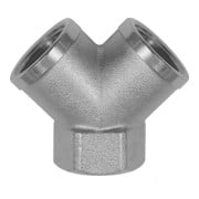 Riegler Collecteur, 2 voies, G 1/4 FI, sorties 2 x G 1/4 FI, laiton nickelé-1