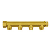 Riegler Collecteur, 4 sorties, entrée 2x3/4, sortie 4x1/2 M, MS-1