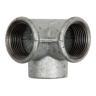 Riegler Collecteur d'angle 221, FI/FI/FI, Rp 3/4, fonte malléable noire