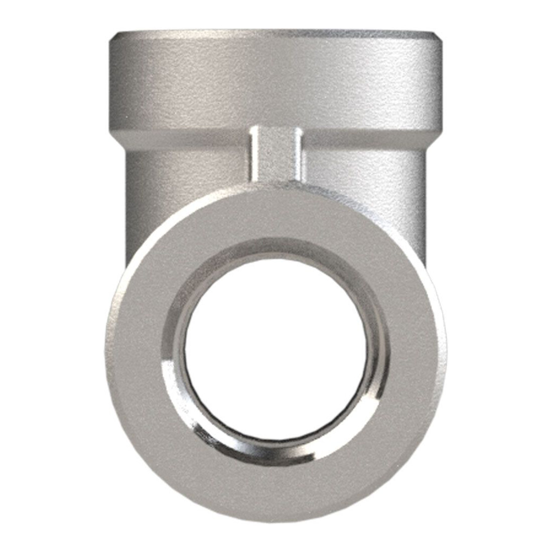 Riegler Collecteur en T, 3 x intérieur, Rp 1/8, acier inoxydable 1.4408