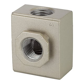 Riegler Collecteur »G-mini«, avec 2 sorties, BG 200, G 1/4, PE 0 - 9 bar