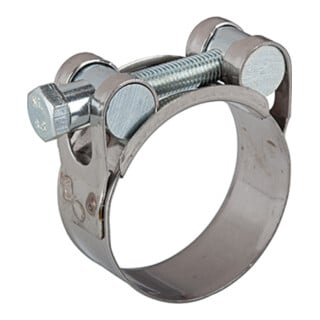Riegler Collier à boulon articulé, acier chromé 1.4016 (W2), 29 - 31 mm, 20 mm, GBS31ST