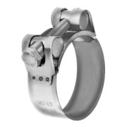Riegler Collier à boulon articulé, acier inoxydable 1.4301 (W4), 52 - 55 mm, 22 mm-1