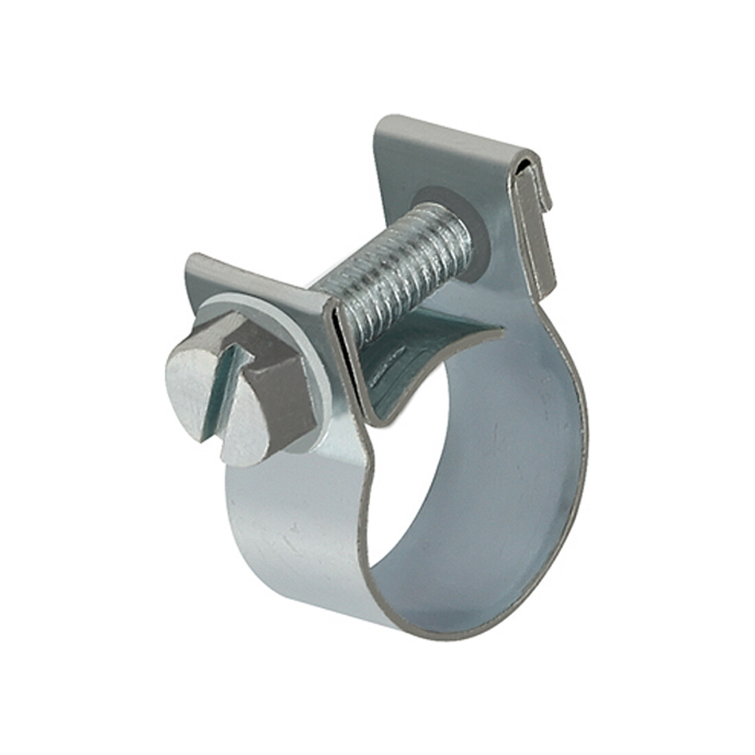 Riegler Collier à mâchoires serrantes, acier zingué brillant (W1), Ø nominal 10 mm, 9 mm